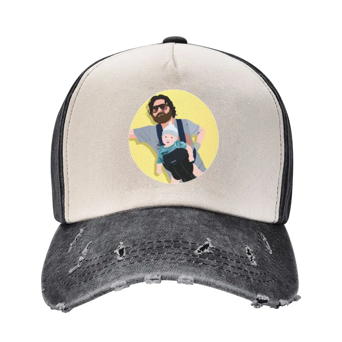 Alan and Baby - The Hangover Baseball Cap derby hat Streetwear Rugby Snapback Cap For Men Women's