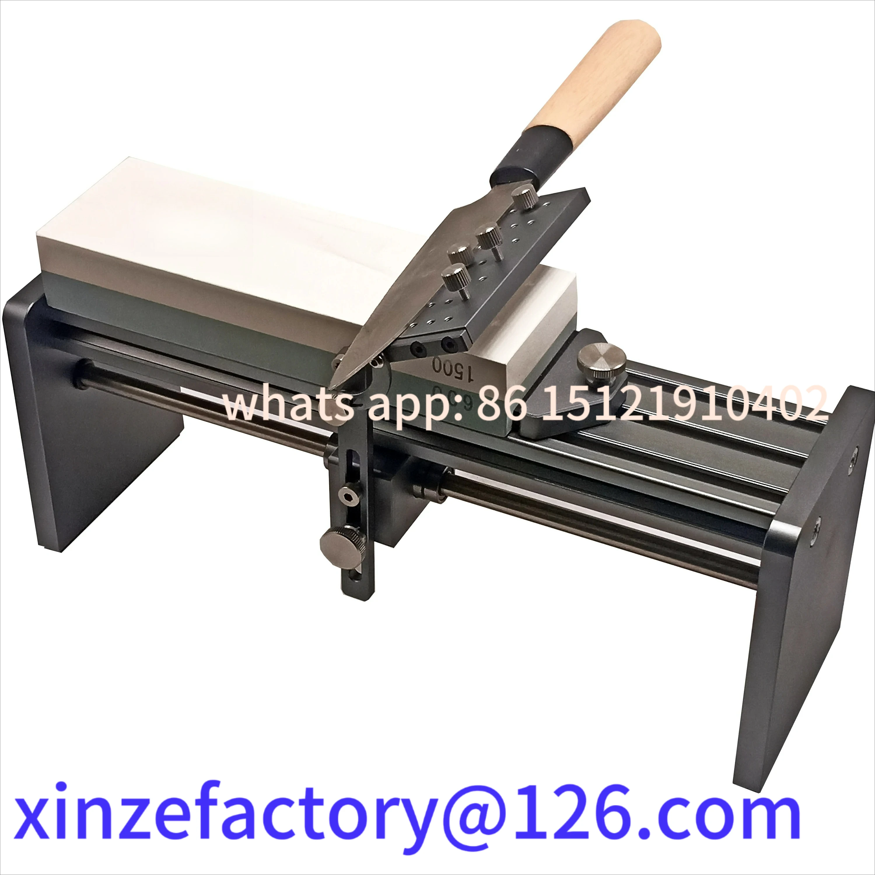 

Customizable Honing Guide Sharpening Jig for Chisels Planes and kitchen knife hunting knife