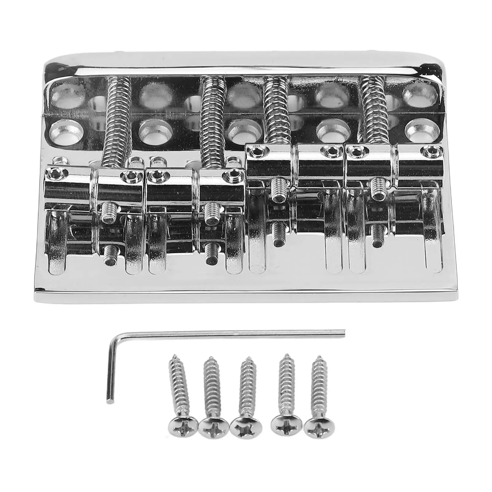 

4 String Electric Bass Bridge Saddle Assembly for Music Class Repair