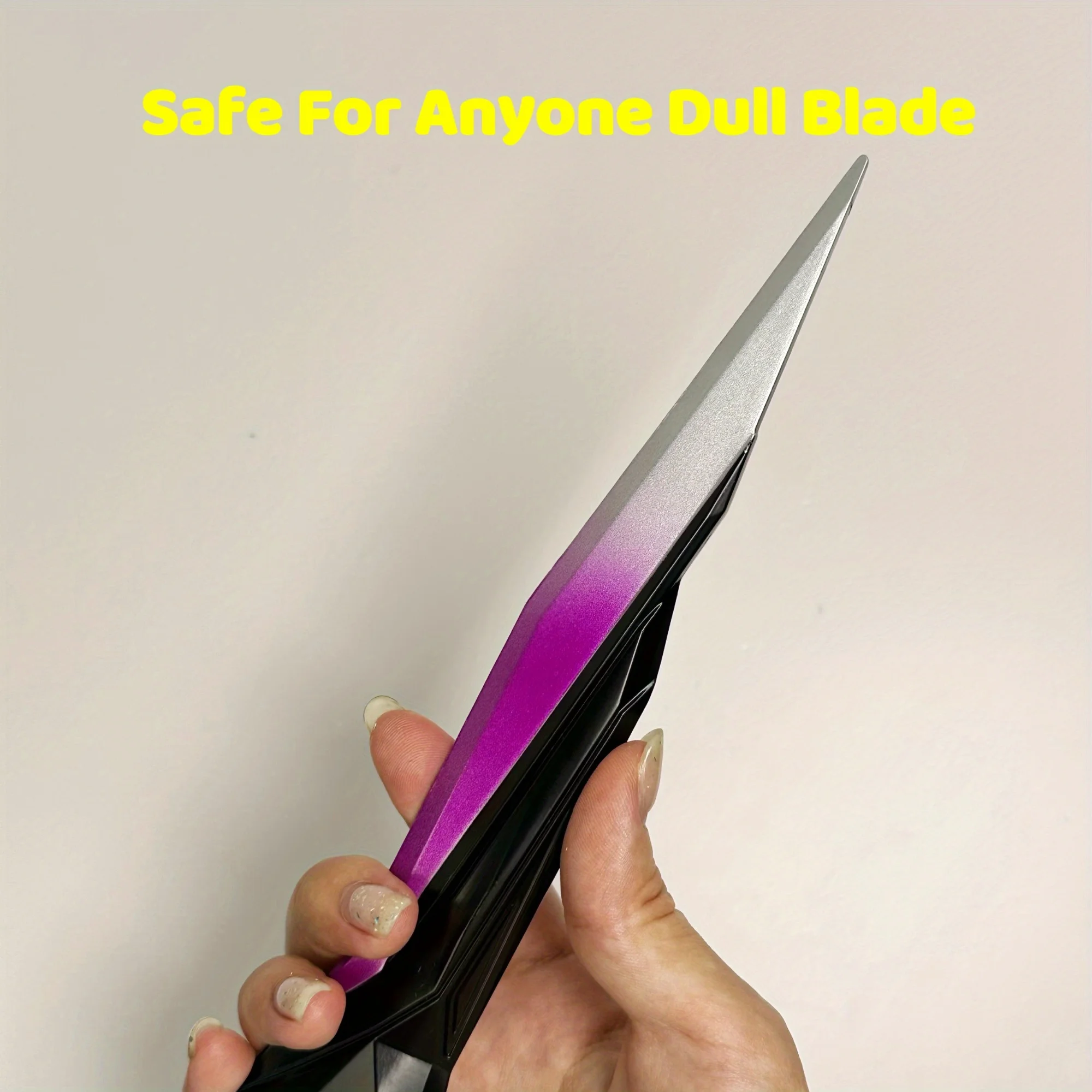 9.8인치 발로란트 싱귤러리티 메탈 카타나 검 오리지널 사무라이 세이버 닌자 나이프 일본 카타나 코스프레 액세서리 소품 장난감