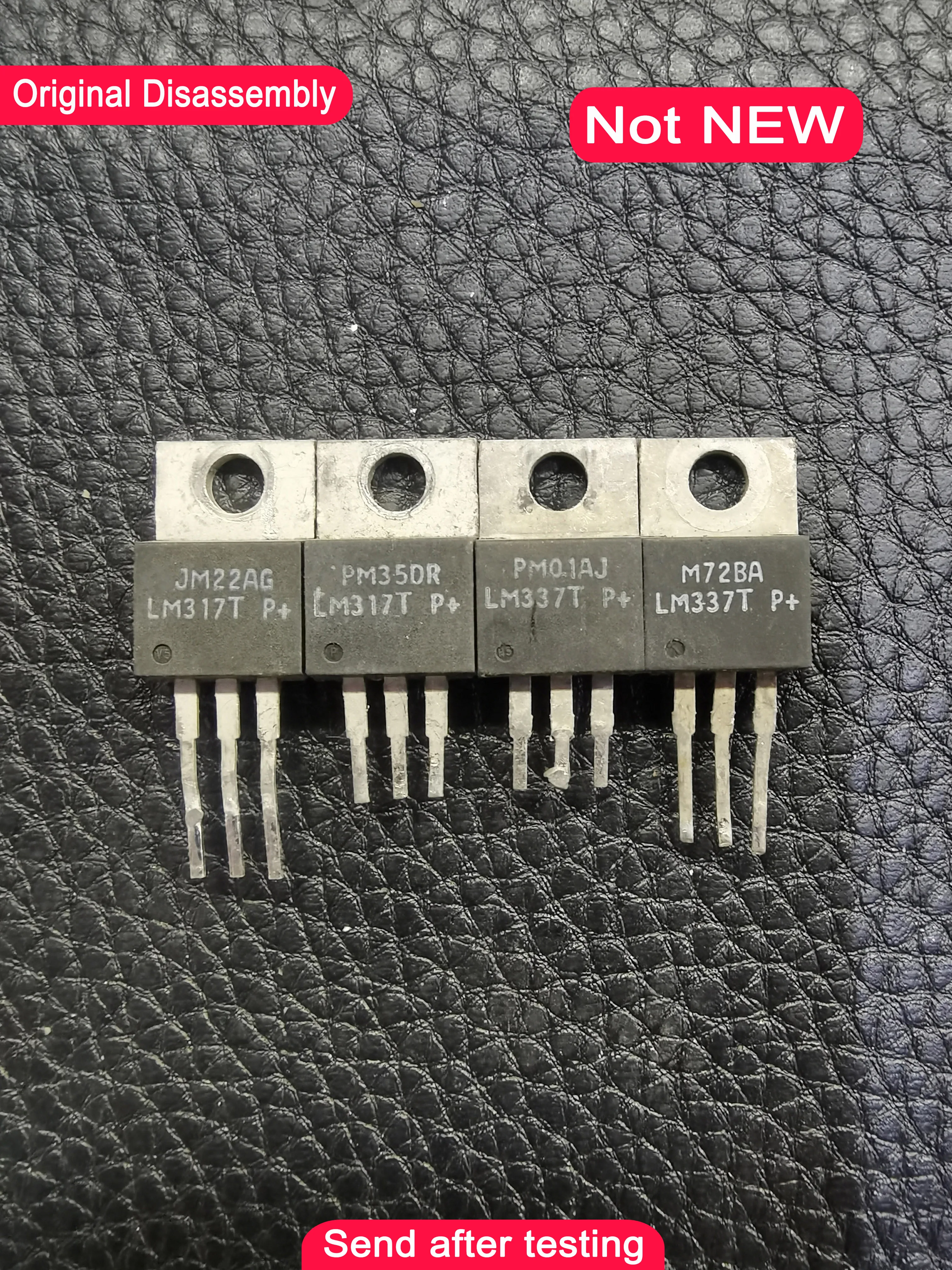 

Used 1pcs LM337T LM337 LM338T LM338 LM317T LM317 LM337TG TO-220 In Stock Original disassembly