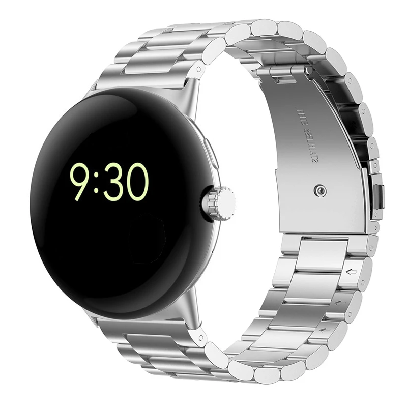 Classic Stainless Steel Strap for Google Pixel Watch1/2 Metal Watch band for Google Watch1/2 Strap image 3