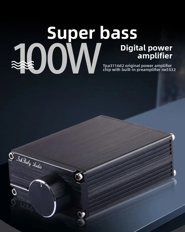 

Новый прочный цифровой моноусилитель Hi-Fi 100 Вт для сабвуфера, для домашнего и автомобильного аудио