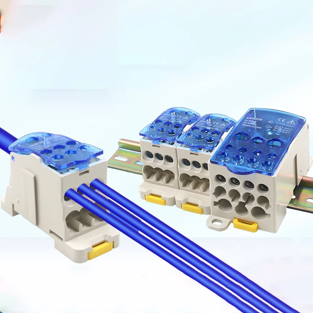 الإعداد الكهربائي 69.2*45.9*29.5 مللي متر صندوق التوصيل AC690V توزيع الطاقة التوصيل الكهربائي 1 في 6 خارج التكوين #5