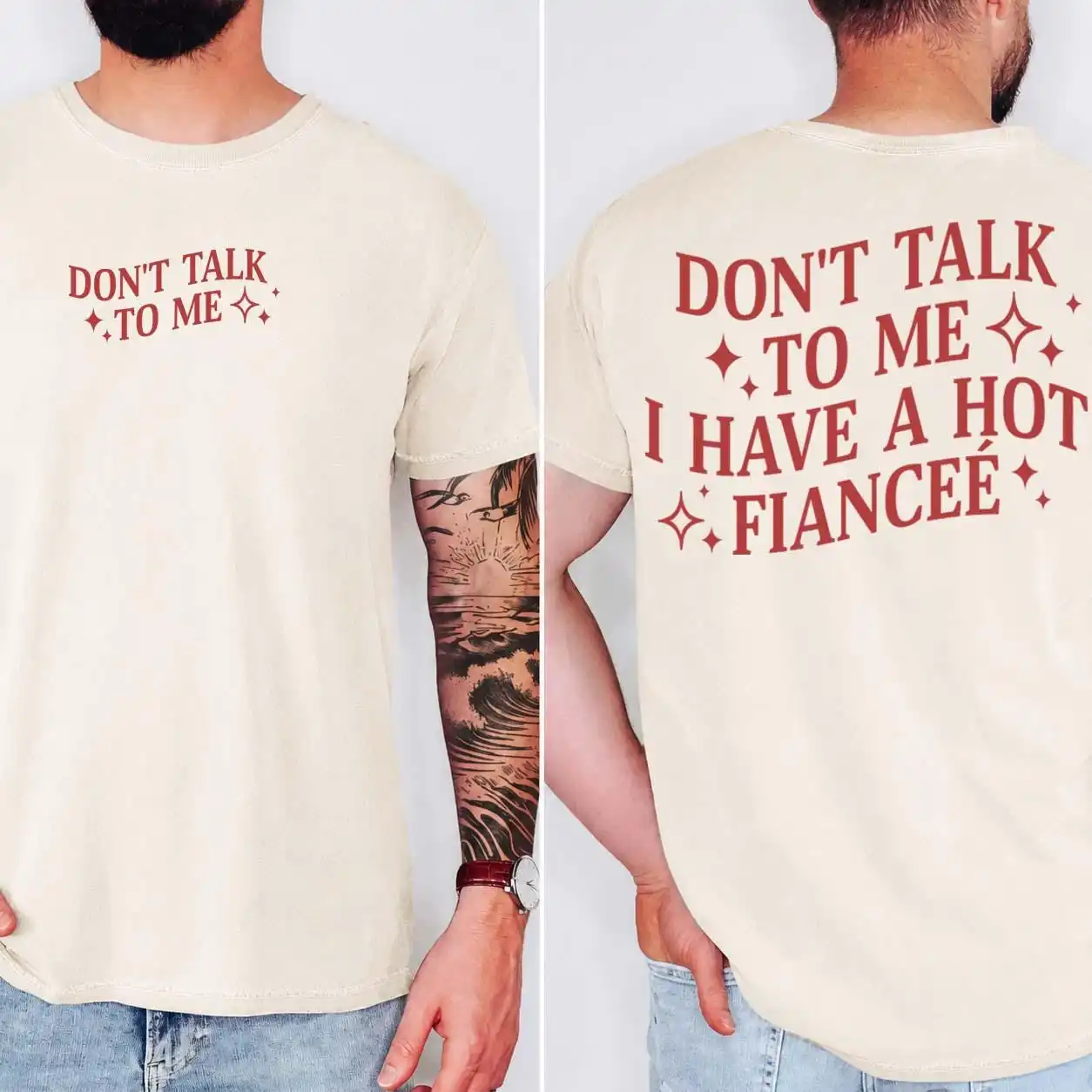 Ne me parle pas, j'ai une future épouse sexy, T-shirt drôle pour futur mari, Fiancé sous nouvelle direction, Cadeau de fiançailles