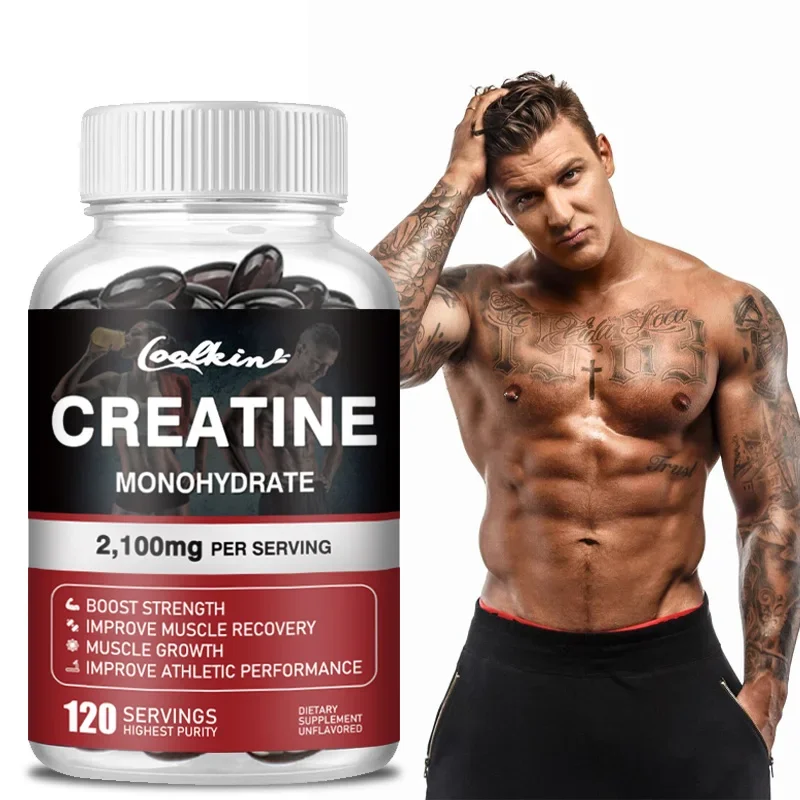 

Creatine Monohydrate Supplement - Promotes Muscle Growth and Recovery, Boosts Energy, and Improves Athletic Performance Vegan