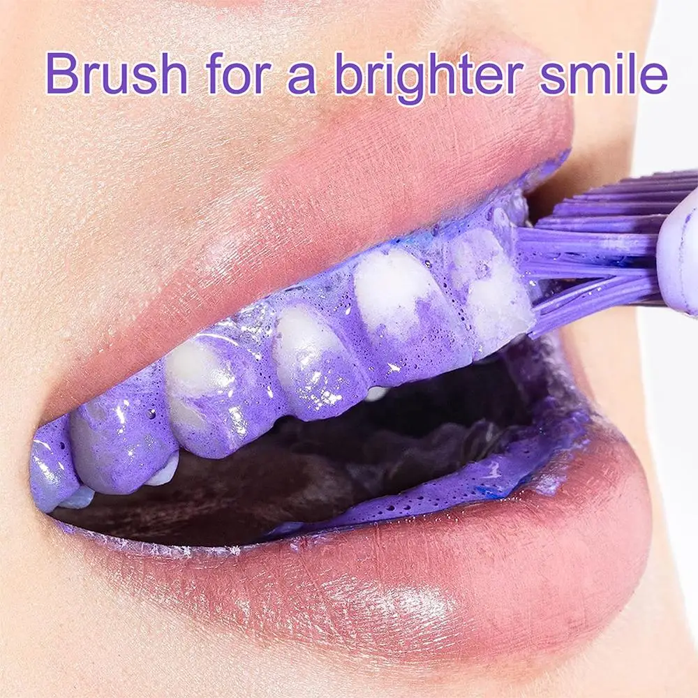 Purple Teeth Whitening Toothpaste White Teeth Toothpaste For Pain Sensitive Teeth, Teeth Whitening Toothpaste For Adults 30ml