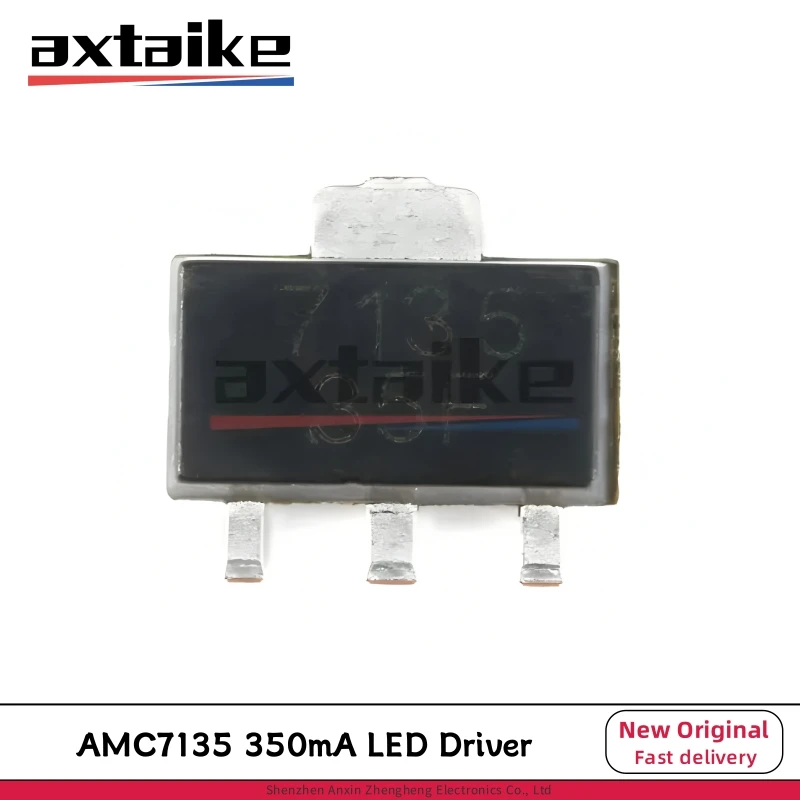 20PCS AMC7135 D7135 L7135 7135 AMC7135PKFT MEL7135 SOT-89 SMD 350mA Advanced Current Regulator IC LEDชิป