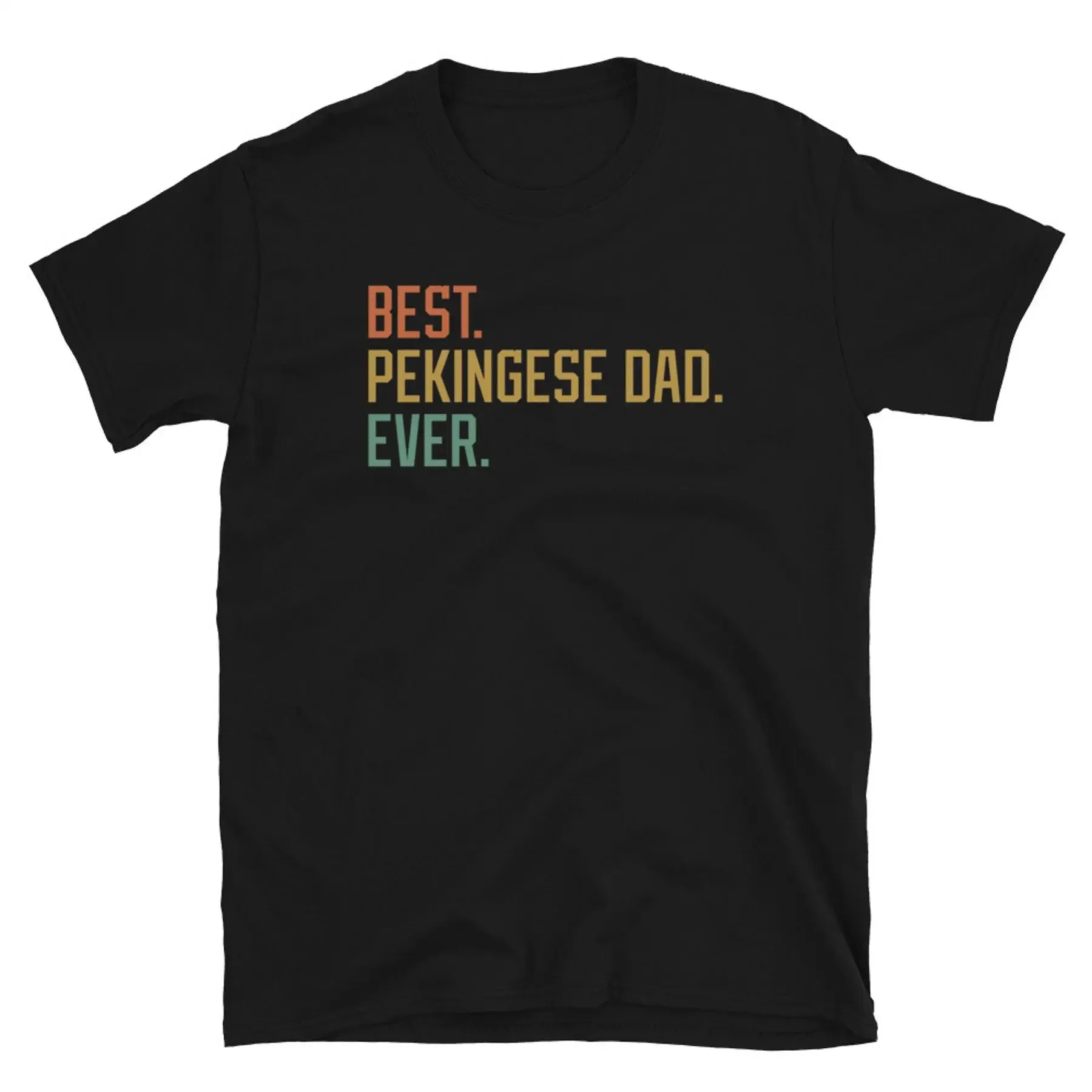 

Best Pekingese Dad Ever Dog Breed Puppy Short Sleeve Unisex T Shirt