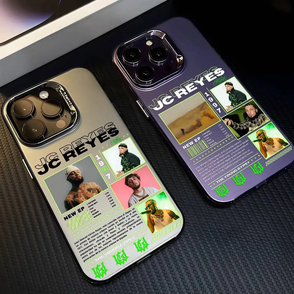 

Jc R-Reyes JC REYES T-Tour Phone Case For IPhone 17 16 15 14 13 12 11 Plus Pro Max Multicolor Aurora Laser Shockproof Funda Cove