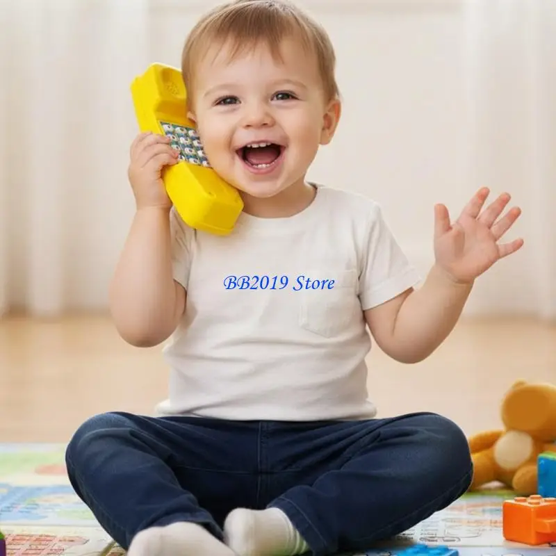 Q0KB Creative Play Swing Attachment Colorful Telephone Design For Backyard Fun