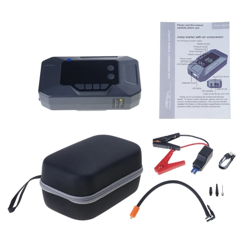 

M68B All In Vehicle Battery Tire Inflator Compact Portable Power Supply