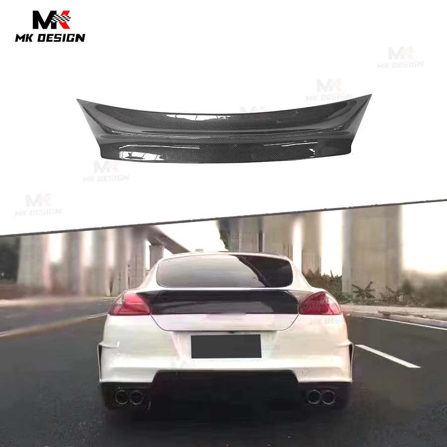 

Carbon Fiber VRT Style Rear Trunk Spoiler Wings for Porsche Panamera S 970.1 4 Doors 2010-2014 Rear Trunk Lip Spoiler Auto Parts
