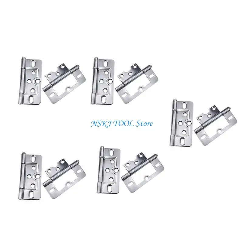 L8RC Pack of 10 Sturdy Door Hinges With High Weight Capacity for Interior Door