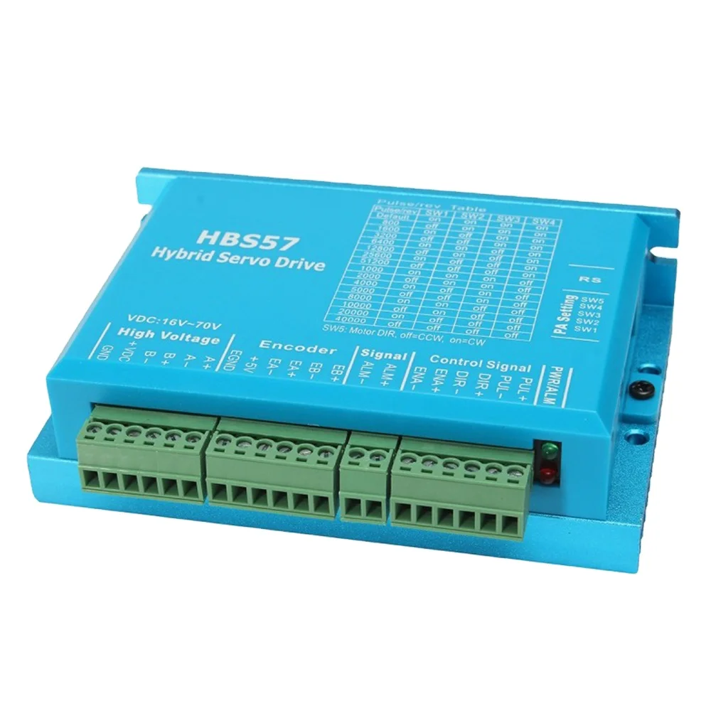 

Closed-loop Stepper Motor Driver HBS57-7A NEMA 17/23/24 Series 1000 Line Encoder