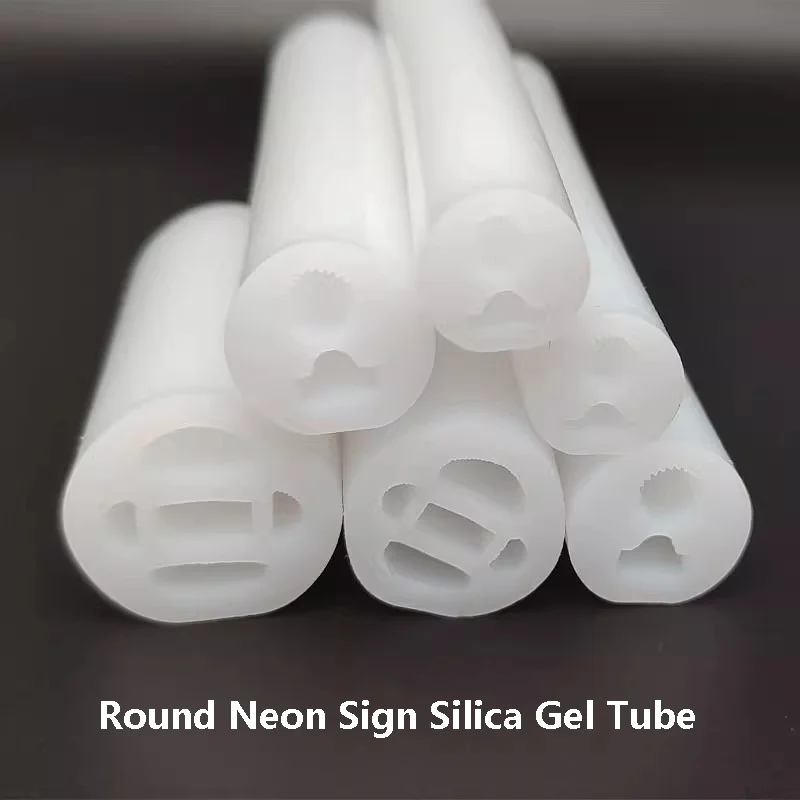 Round Neon Sign Silica Gel Tube Silicone Diffuse Channel Outdoor Waterproof Led Flexible Linear Strip Light for WS2811 WS2812B