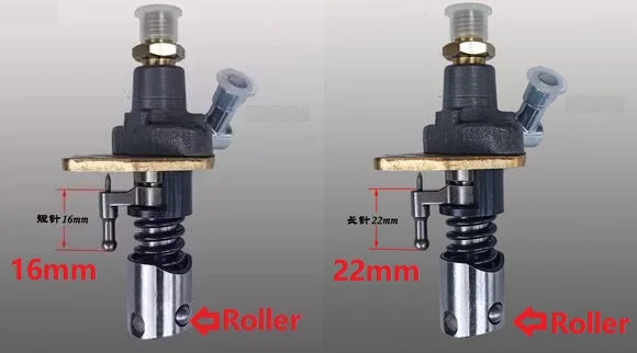 Free Shipping Roller 192F 192FA Injection Pump And Nozzle Together Nozzel Injector Pump Sell Suit For Kipor Kama Diesel Engine