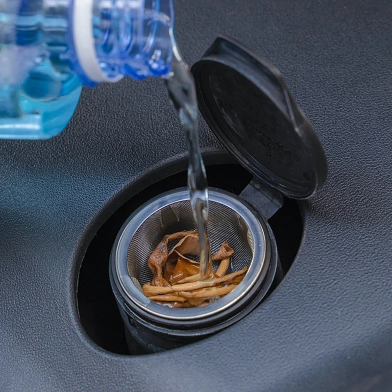 Anti-Clog Wiper Fluid Funnel forTesla Model 3 Y Windshield Washer Glass Water Filter Fluid Funnel Travel Accessories
