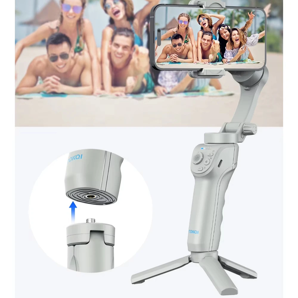 

M01 3-Axis Anti Shake Intelligent Facial Tracking Photography Gimbal Live Broadcast Stand Gimbal Stabilizer