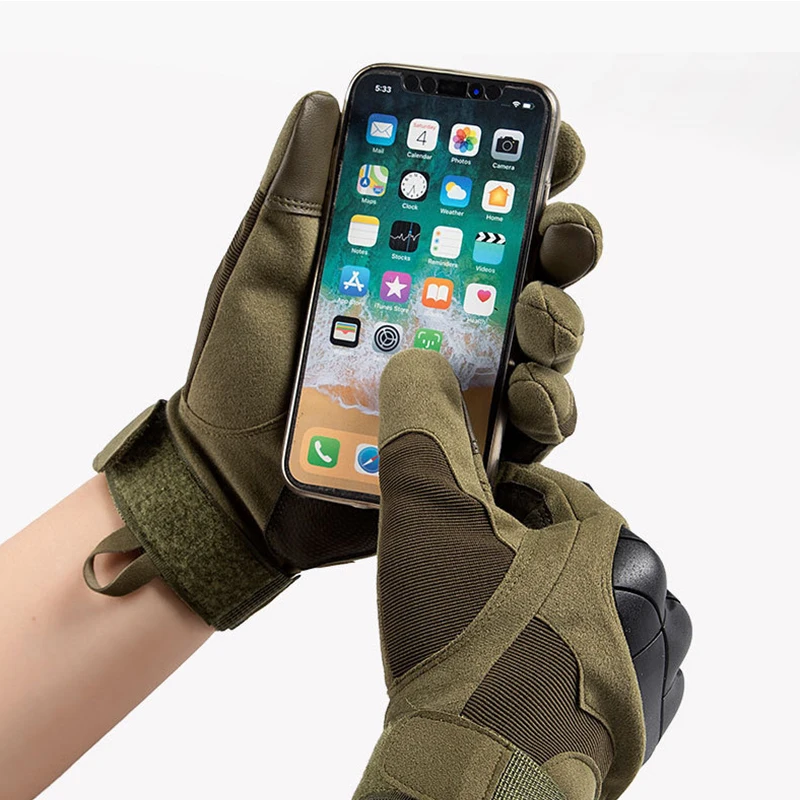 VATLTY Nouveau Doigt Complet Militaire Gants De L’Armée Pour Hommes Dur Shell Protection Tactique En Plein Extérieur Gants De Moto Respirant Cadeau