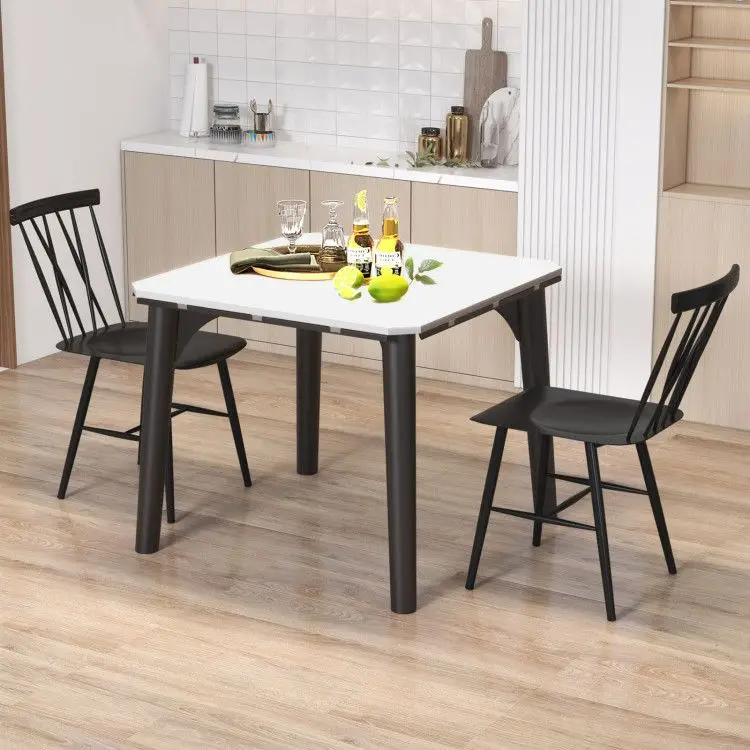 Modern Set of 2 Dining Chairs with Backrest