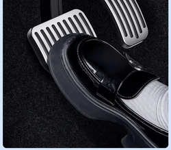 Car Foot Pedal Pads Covers For Tesla Model 3 Model Y 2017-2023 non-slip Aluminum Rest pedal interior modification