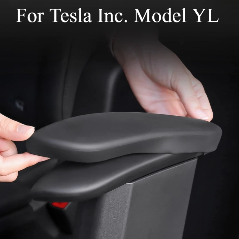 

For Tesla Model YL Second Row Seat Armrest Case Silicone Interior Protection Accessories Body Kits Automobiles Accessories