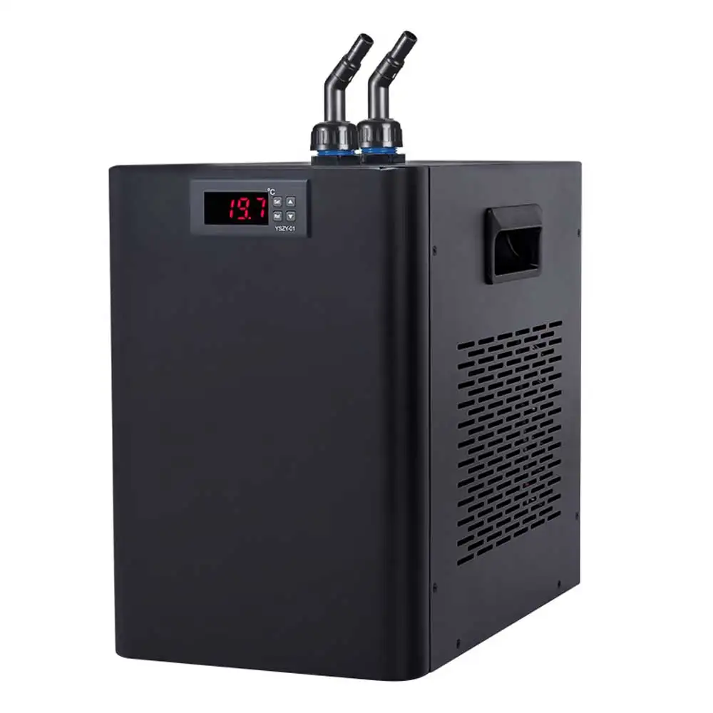 60L 180W Water Cooler Aquarium Fish Tank Electronic Refrigeration Automatic Thermostat Domestic Seawater Cooling Compressor