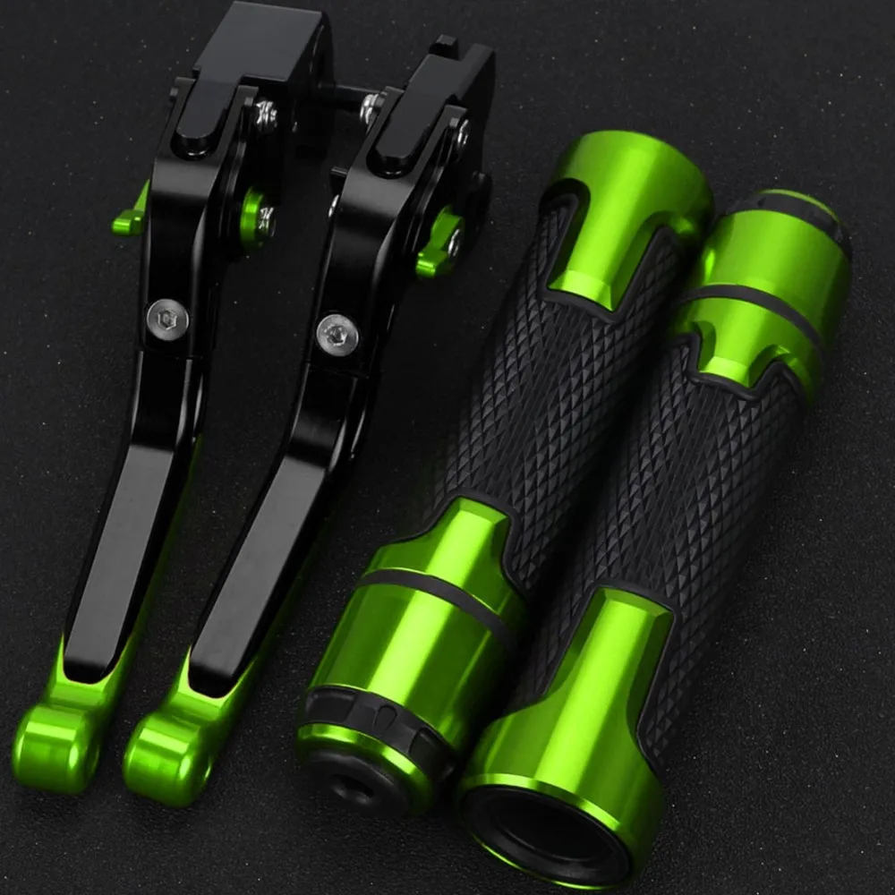 For Kawasaki ZX10R ZX-10R 2006 2007 2008 2009 2010 2011 2012 2013 2014 2015 Motorcycle Clutch Brake Levers Handlebar Grips Ends