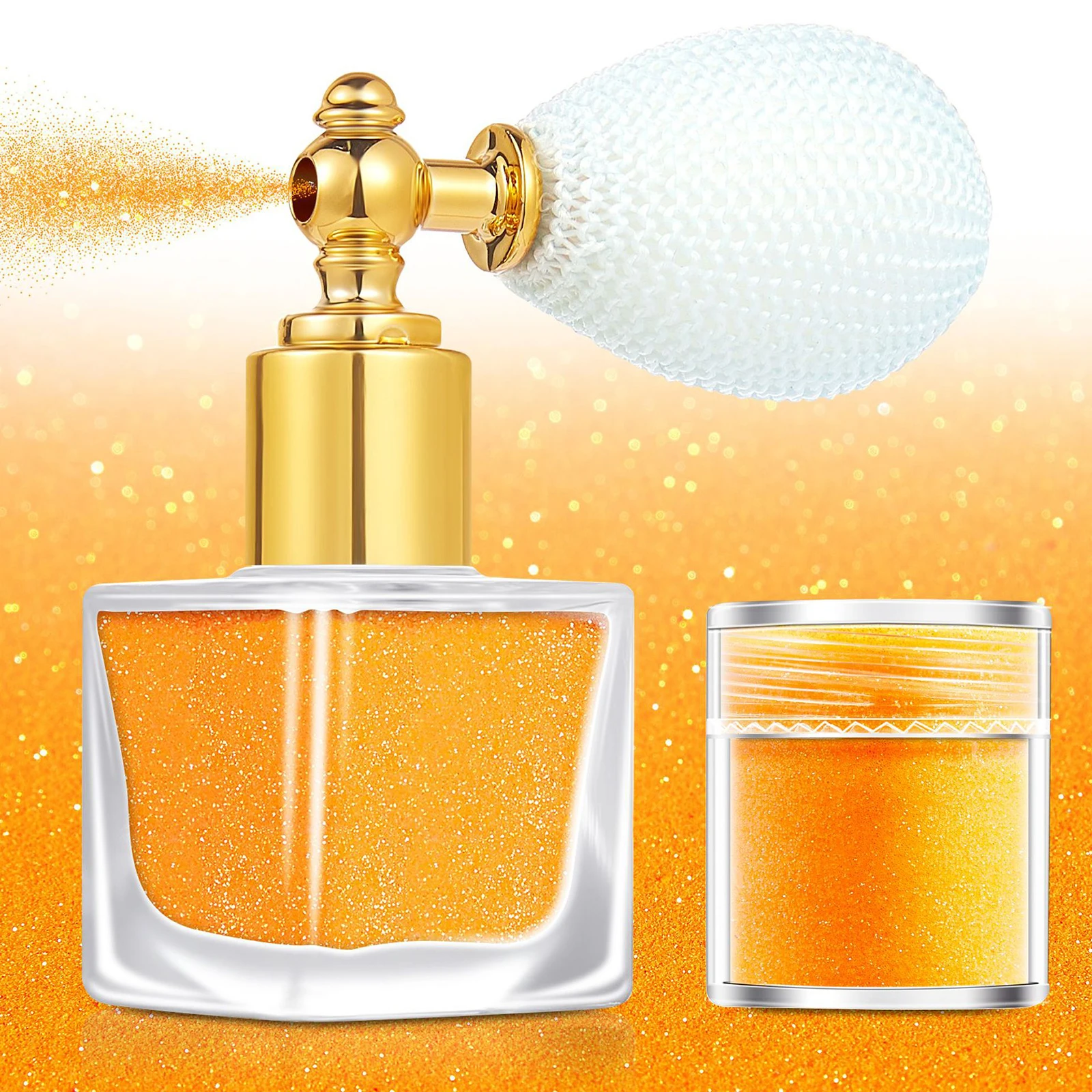 1 セット 1 セット ハイライター ヘアメイク用 グリッター ヘアボディパウダー ボディグリッター ハイライターパウダー スプレー スプレー