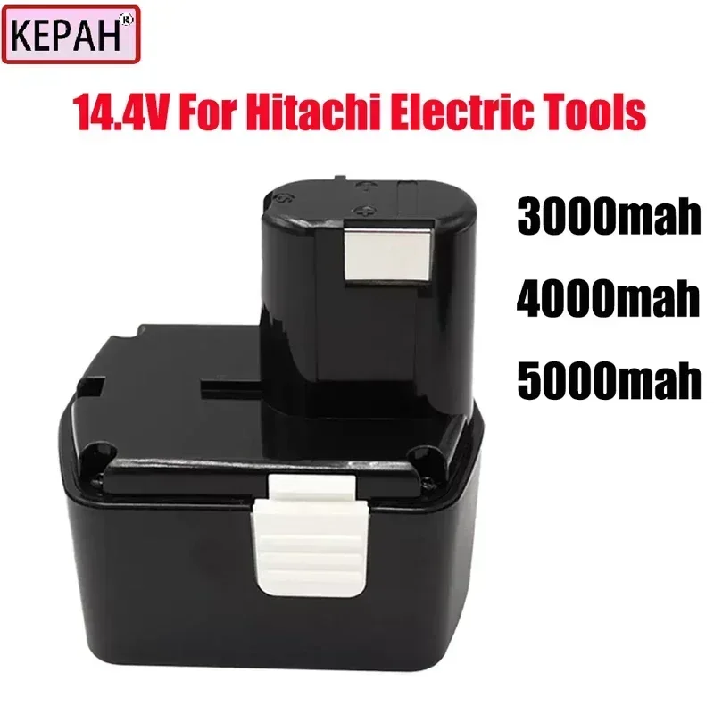 14.4V 3Ah 4Ah 5Ah nickel cadmium NI-CD battery, for Hitachi DS14DVF2, DS14DVF3, DV14DL, DV14DMR，G14DL，EB1412S, EB1426H, EB1430H