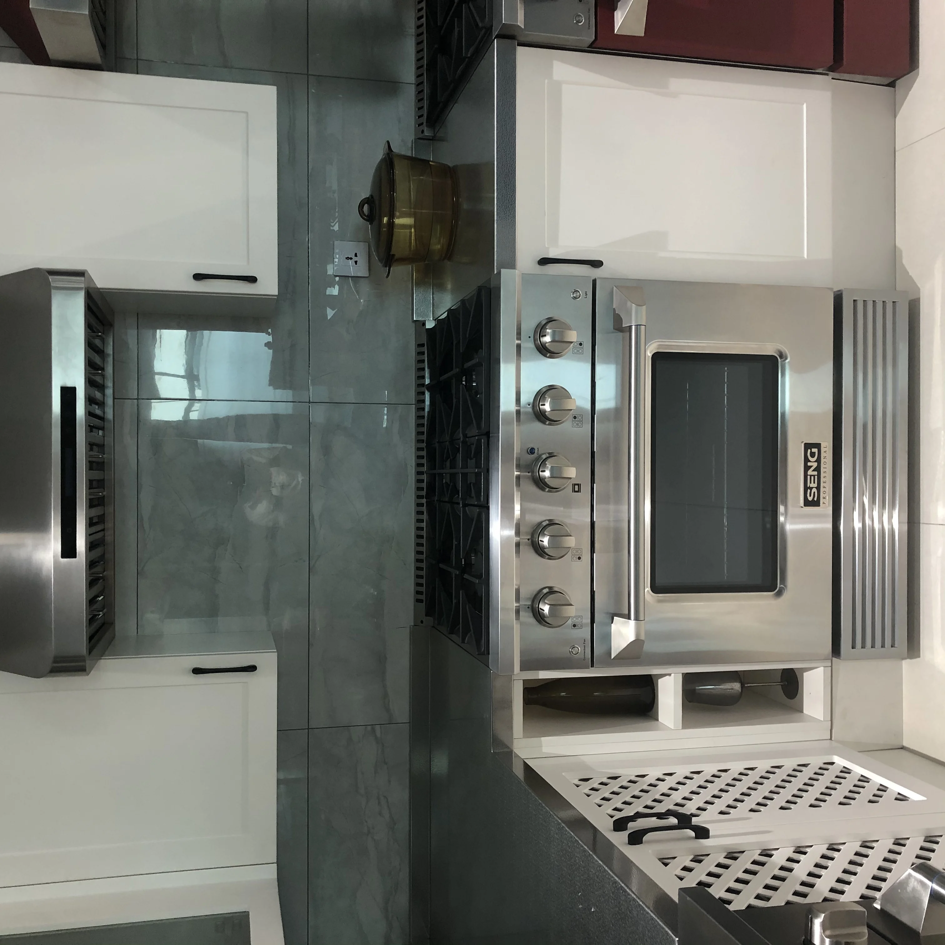 Full Stainless Steel Free Standing Gas RANGE with Auto Ignition Gas Range with Free Standing Oven