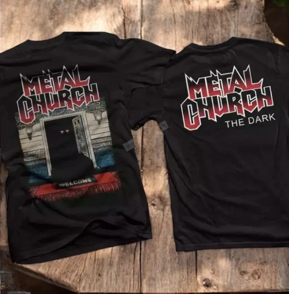 

Футболка Metal Church The Dark Album, коллекция Лето 2026, класса люкс, унисекс