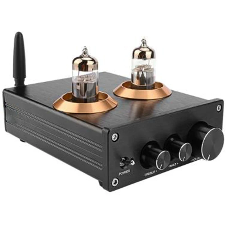 

Buffer Hifi 6J5 (Upgrade 6J1) Bluetooth5.0 Tube Preamp Amplifier Stereo Preamplifier With Treble Bass Tone Ajustment