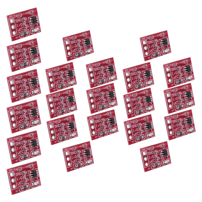 ABGR-100Pcs TTP223 Модуль сенсорного переключателя с сенсорной кнопкой Тип конденсатора Одноканальный самоблокирующийся сенсорный переключатель