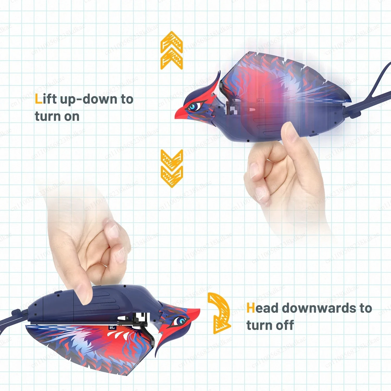 Flapping‑Wing Flying Bird Model Electronic Aircraft Hobby Assembly Kit For Adults And Users