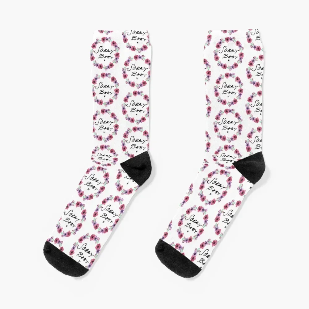 sorry baby x Socks designer professional running winter thermal Socks For Girls Men's