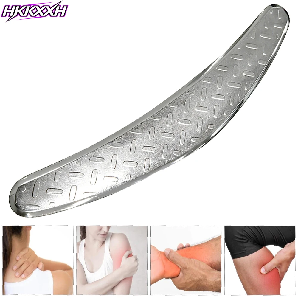 1PCS Sport Stainless Steel Guasha Scraping Massage Tool-Muscle Scraper Tool for Soft Tissue, Physical Therapy