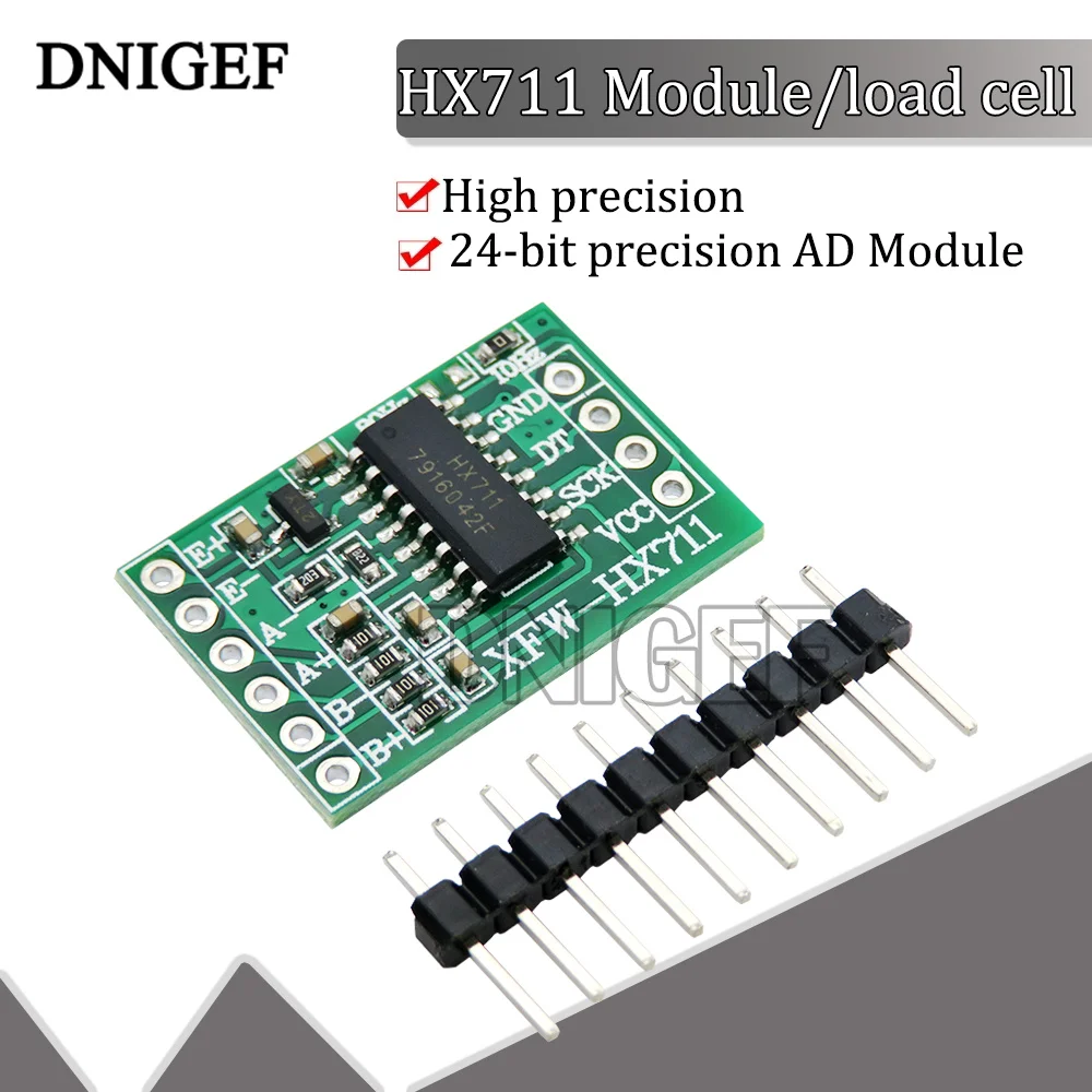 10PCS HX711 Mini Weighing Sensor Module Dual-Channel 24 Bit Precision A/D Module Pressure Sensor Microcontroller