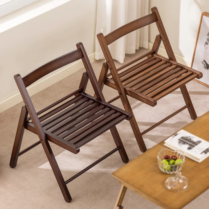 

Stable Multifunctional breathable and durable installation-free folding dining chair computer breathable chair rattan chair