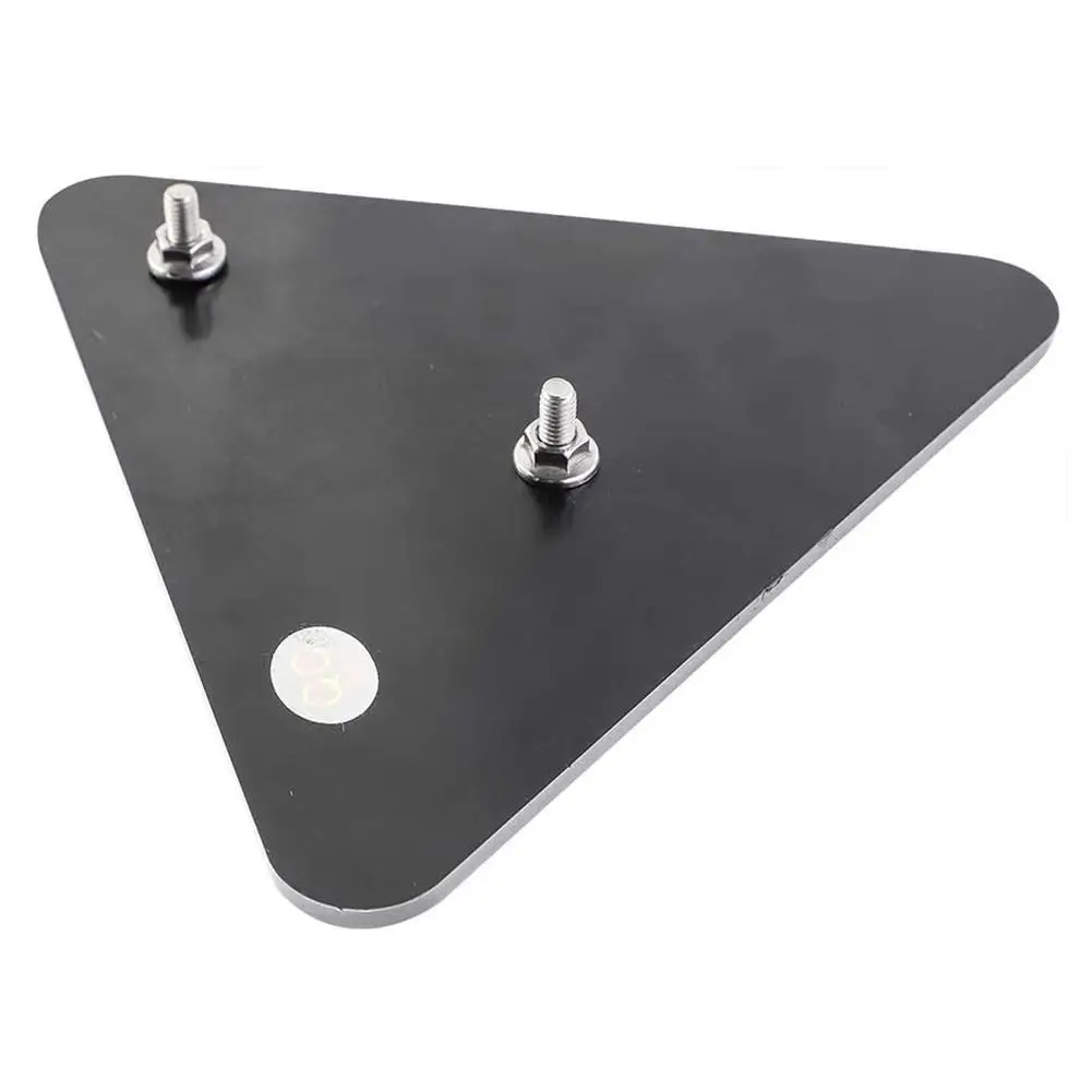 2 قطعة مثلث أحمر تحذير عاكسات شاحنة وقف تحذير علامة لوحة الضوء الخلفي السلامة عاكس تسجيل المجلس للمقطورة #3