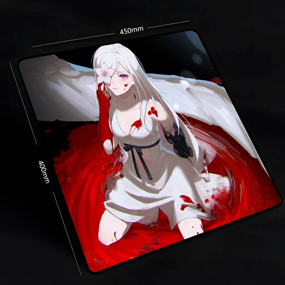 

Anime E-Sports Mouse Pad 45*40cm Premium Rubber Gaming Mousepad Gamer Professional Balance Game Mouse Mat Big Keyboard Desk Mat