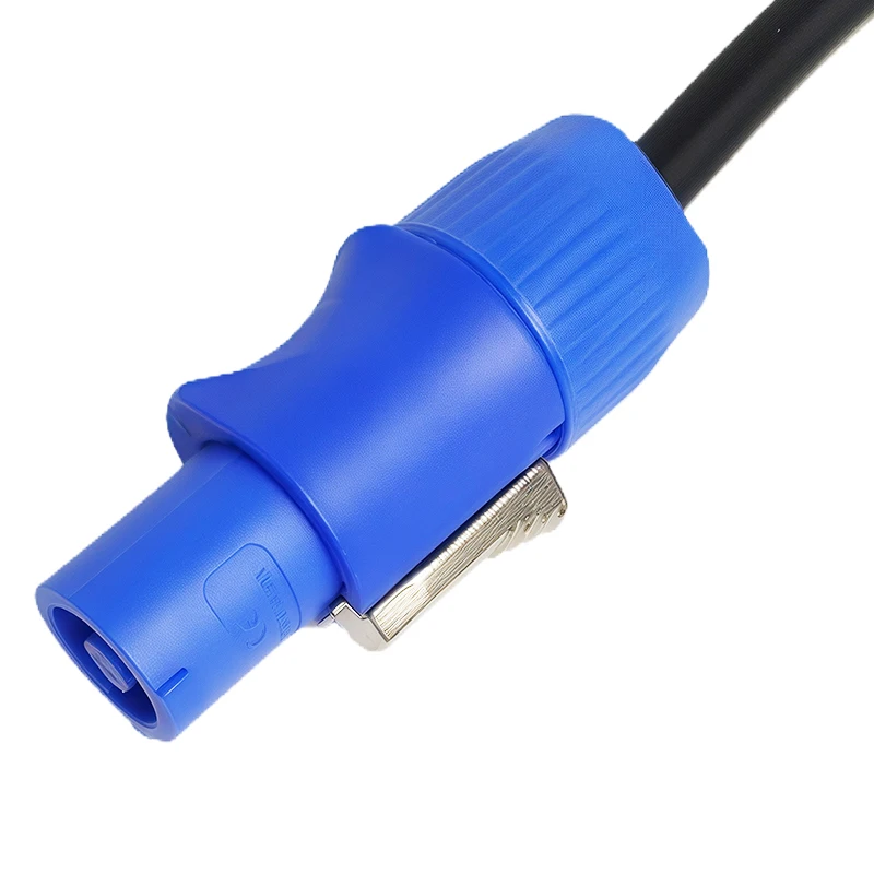 Waterproof 3-Pin Power Extension Cable 3x1.5mm² for Stage Lighting and Audio | 0.5-10M Powercon Cable for LED Lights