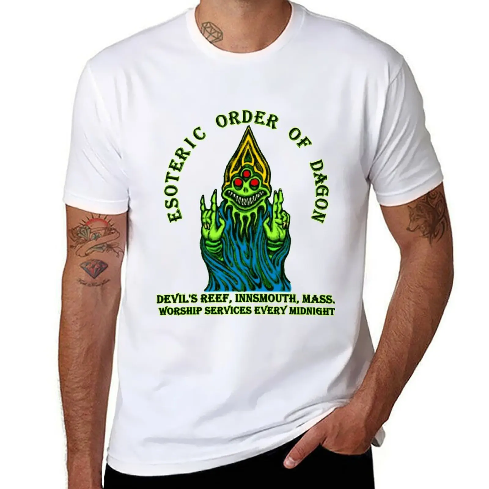

Esoteric Order of Dagon T-Shirt man t shirt cotton high quality essential t shirt t shirt custom print T-shirt