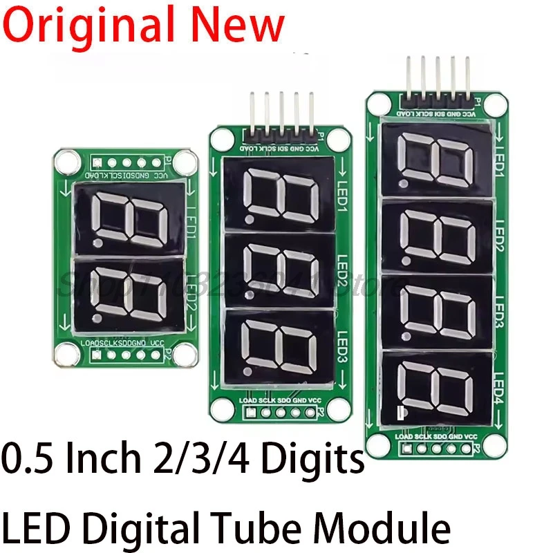 Static Drive 0.5inch 2 3 4 Segment Digital Tube LED Display Module 2 Digital 74HC595 Tube 100% New original For Arduino