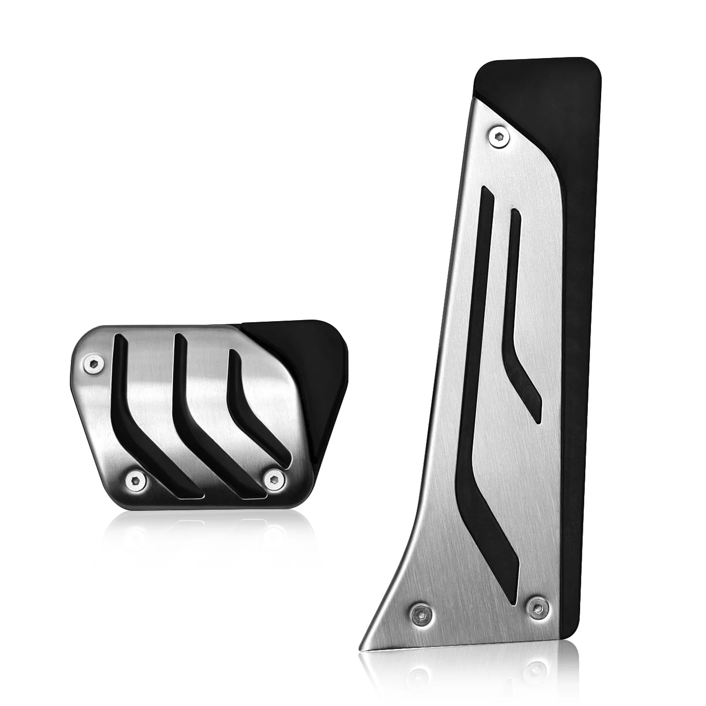 Edelstahl AT Gas Bremspedal Pad Abdeckung Für BMW X3 X4 X5 X6 X7 1 2 3 4 5 6 7 Serie Z4 iX 228i 320i 328i 330i 420i 530i