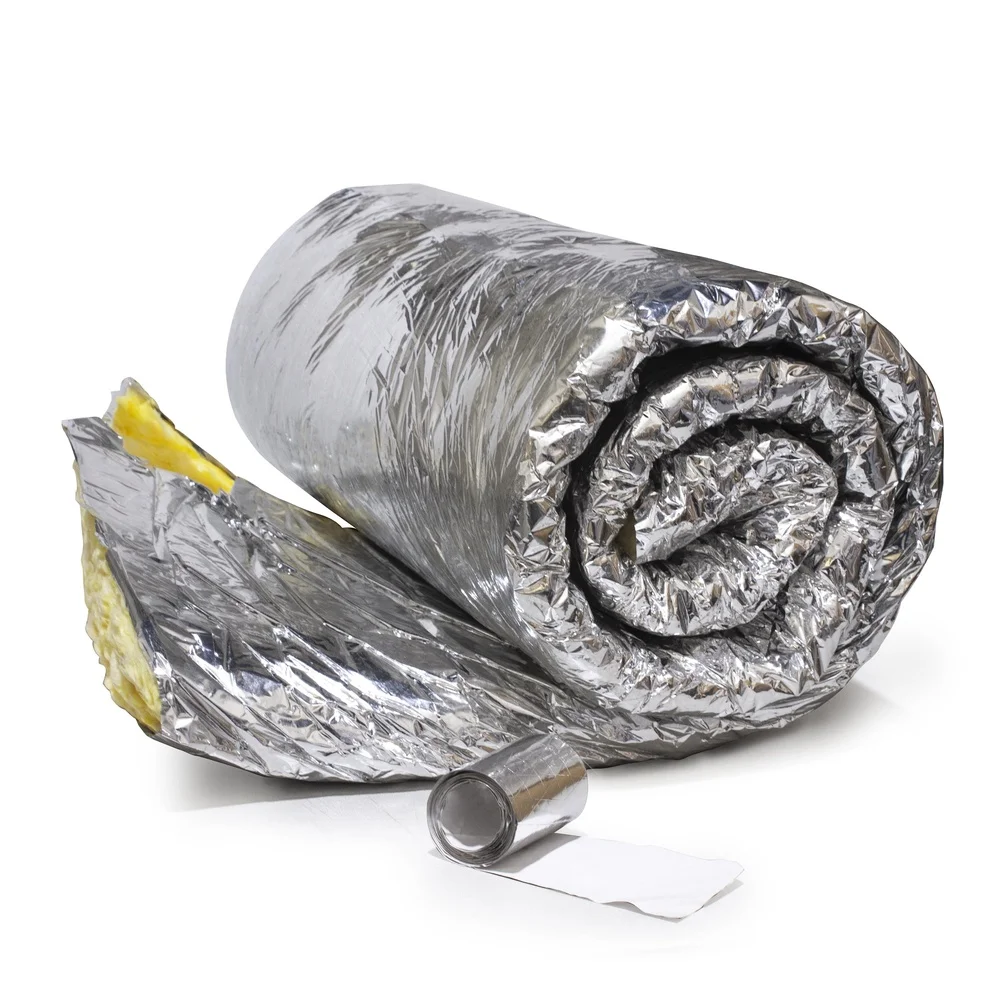 Electric Water Heater Insulation Blanket R10 Vinyl-Backed Fiberglass 60 Gallon Capacity Energy Efficient Easy Installation Foil