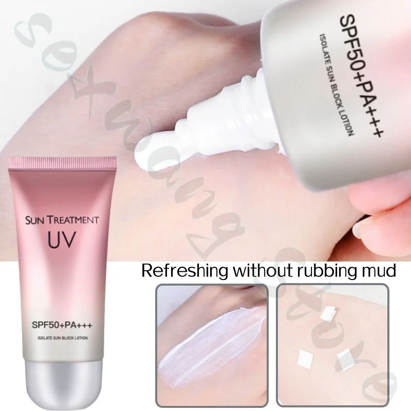 Diyueduo Sunscreen Milk SPF50+ moisturizing the face and refreshing, not sticky, anti-ultraviolet rays to repair sun damage