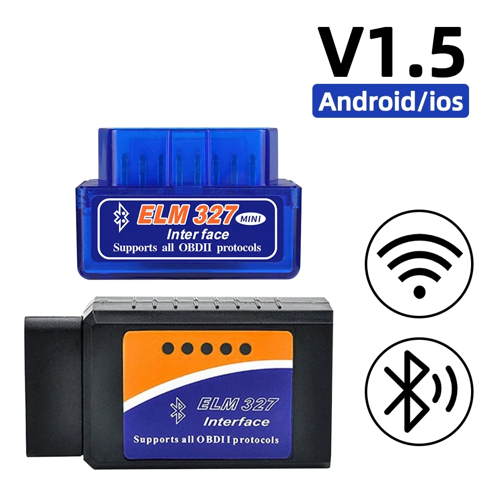 

a skanera samochodowego OBD2 Mini ELM327 adapter diagnostyczny Tester bezprzewodowy WIFI Bluetooth samochodowe narzędzie diagnostyczne czytnik kodów dla androida IOS