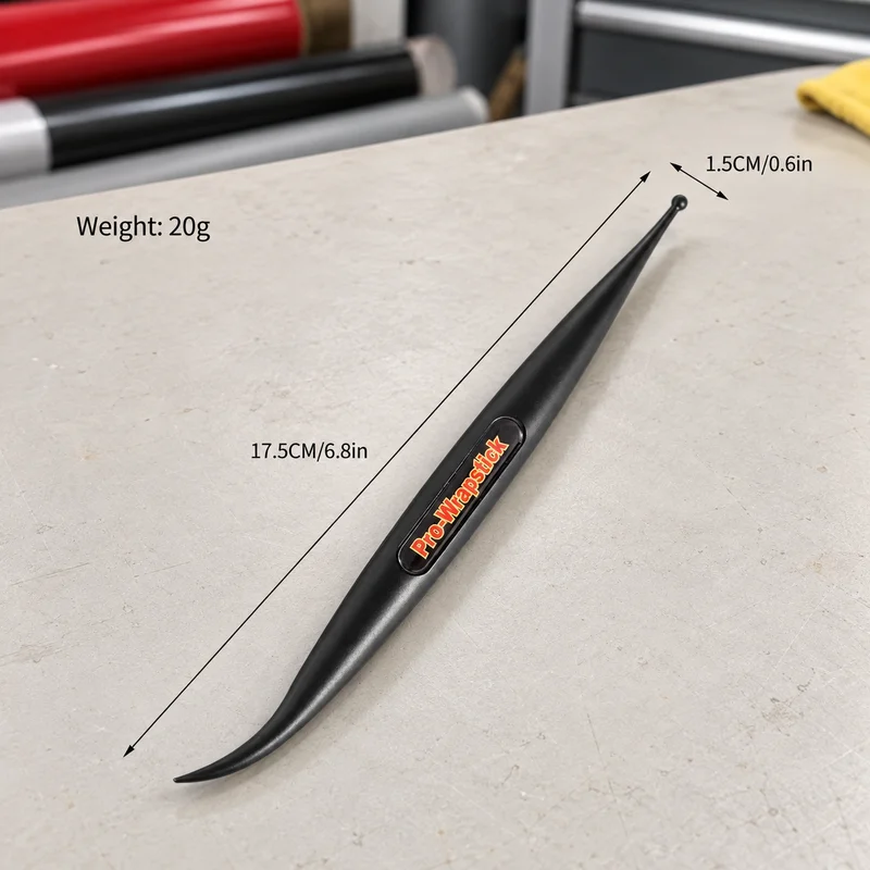 Magnetic Flexible Double End Wrap Stick with Round Ball Corner Tip PPF Vinyl Wrap Window Tint Edge Tucking Installation Tool